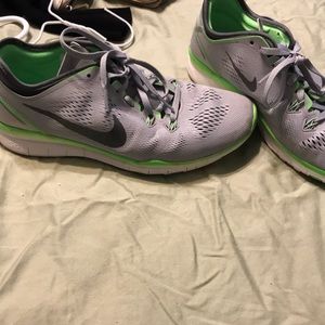 Nike free run tennis shoes!